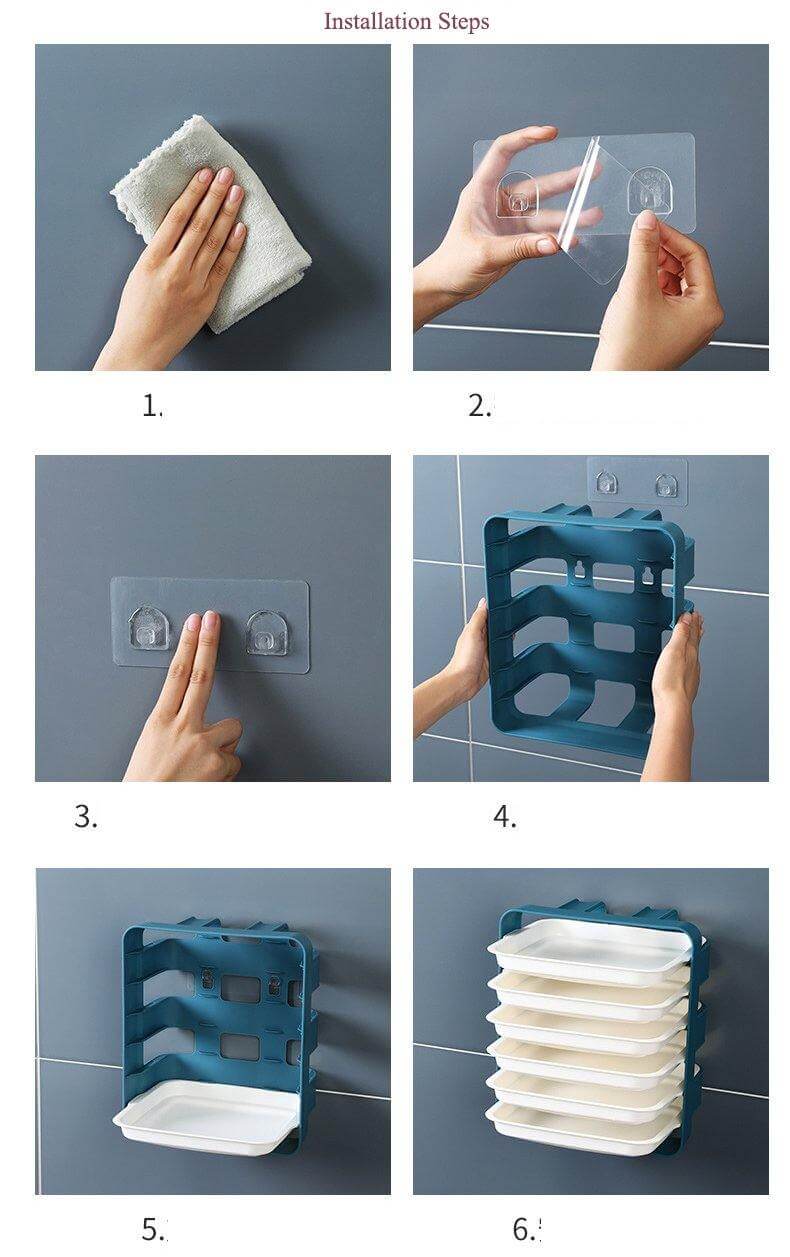 Rynx | Wall-Mounted Space Saving Kitchen Organizer
