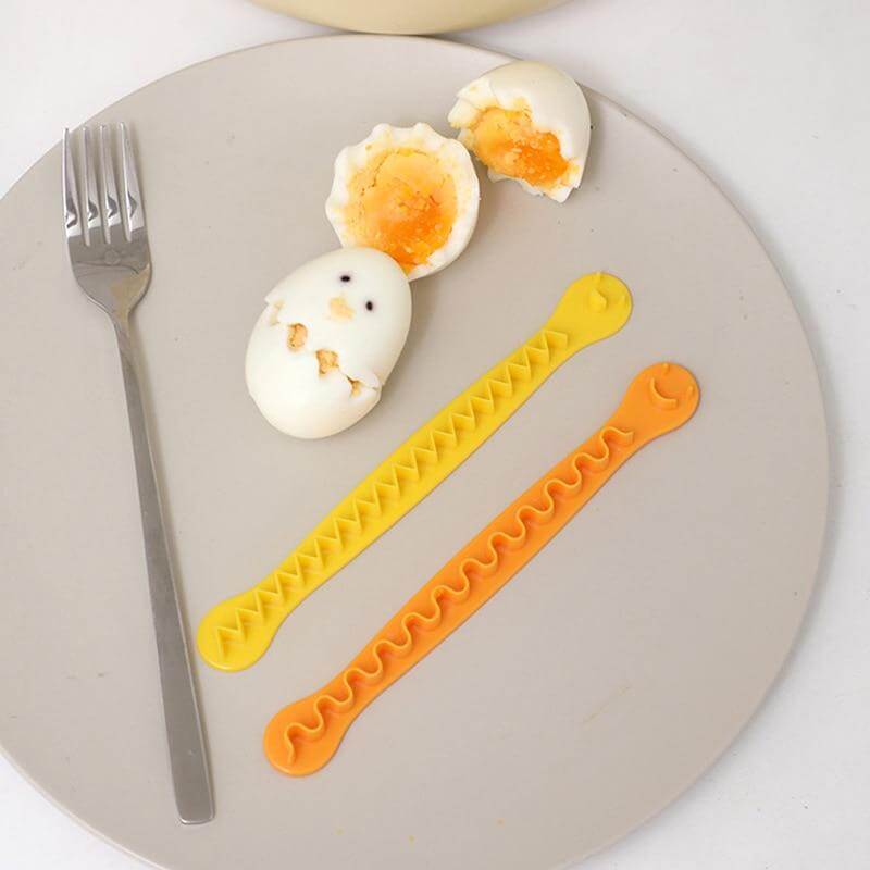 Rynx | 6pcs Smiley Face Cute Egg Cutter