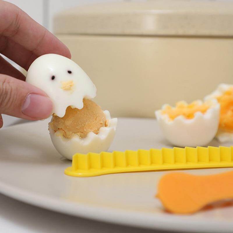 Rynx | 6pcs Smiley Face Cute Egg Cutter