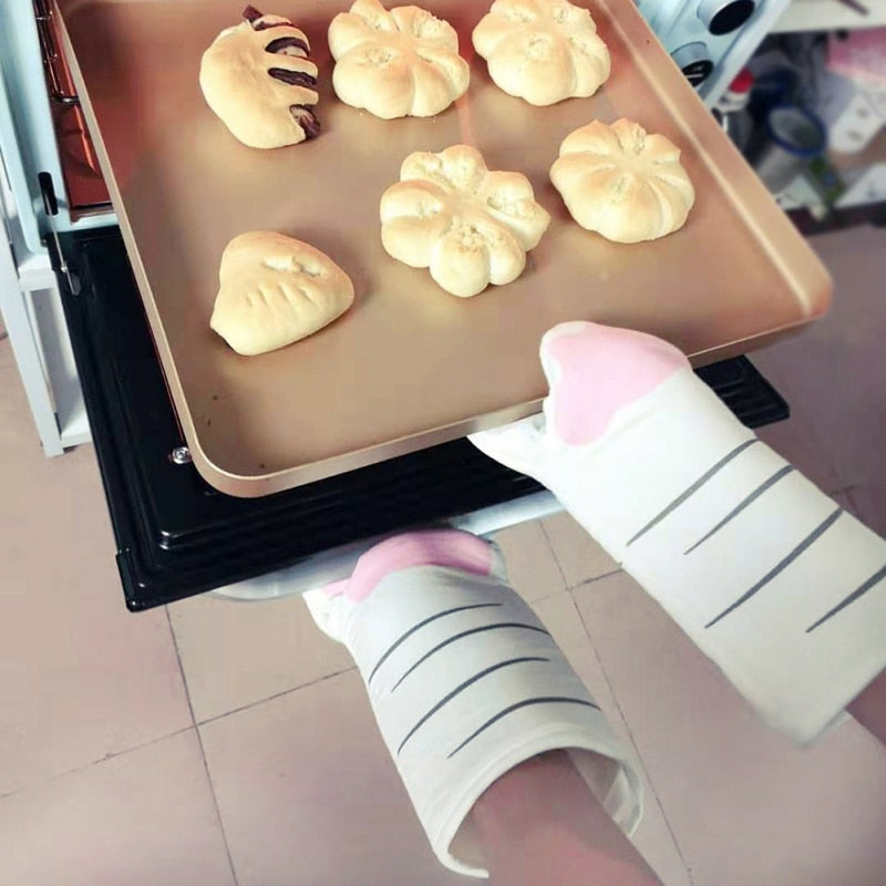 Rynx | Cute Cat Paws Oven Mitts