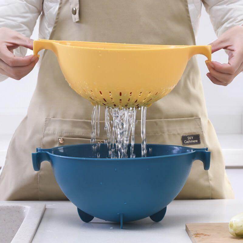Rynx | Pastel Double Drain Basket Bowl