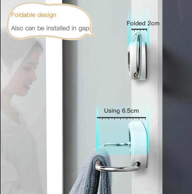Rynx | Stainless Steel Wall-Mounted Foldable Towel Hanger