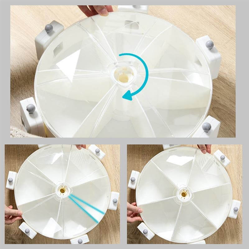 Rynx | Wall Mounted 360 Degree Rotatable Cereals Grain Storage