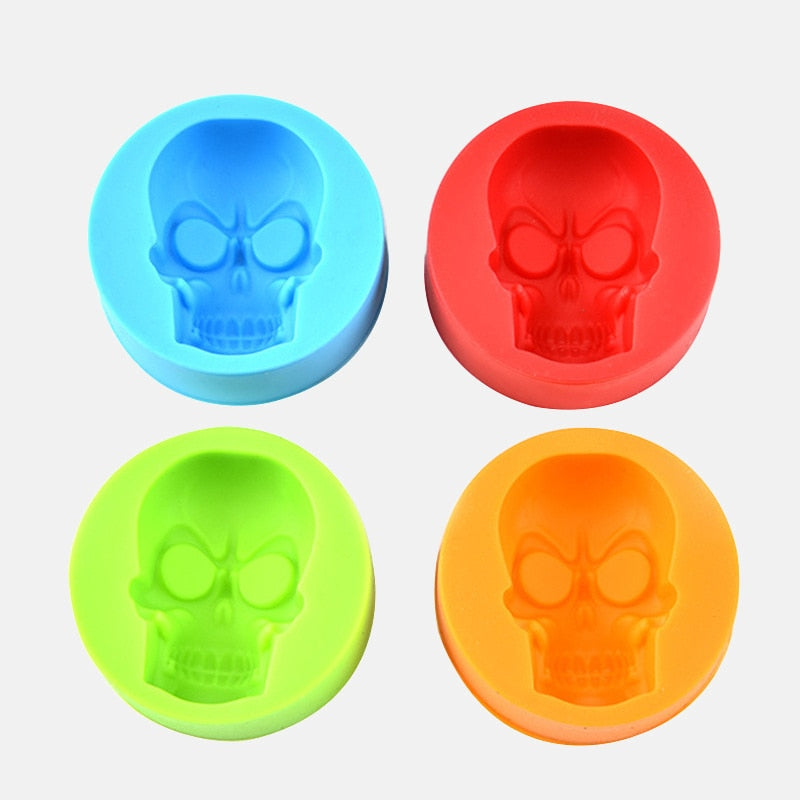 Rynx | FrostSkull 3D Silicone Mold Ice Cube Maker | Skull Ice Cubes | Creative Bar Accessories