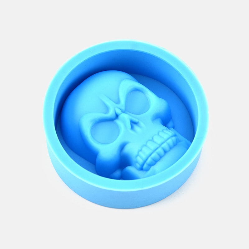 Rynx | FrostSkull 3D Silicone Mold Ice Cube Maker | Skull Ice Cubes | Creative Bar Accessories