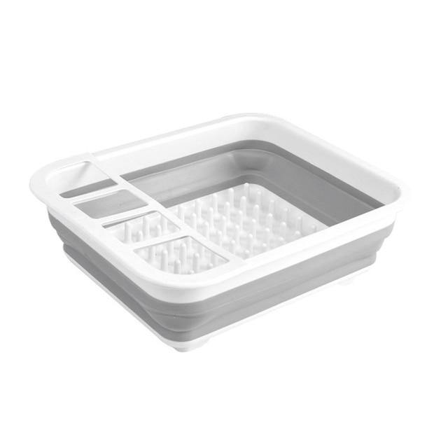 Rynx | Foldable Kitchen Dish Drying Rack with Drainer