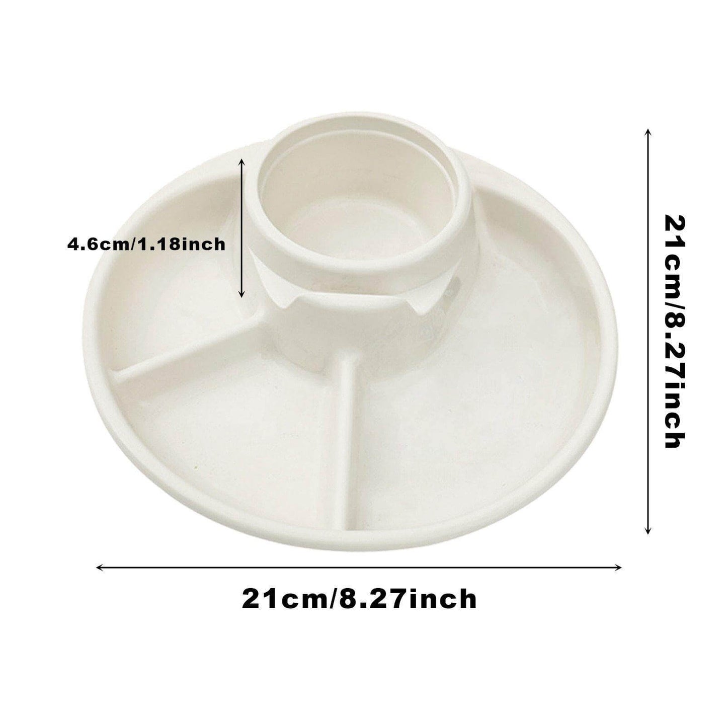 Rynx | Portion Control Divided Food Plate
