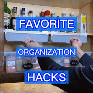Rynx | Kitchen Under-Shelf Spice Organizer