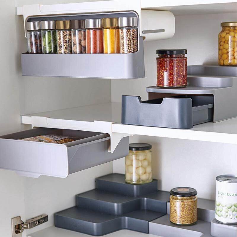 Rynx | Kitchen Under-Shelf Spice Organizer
