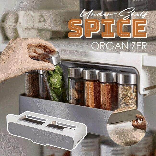 Rynx | Kitchen Under-Shelf Spice Organizer