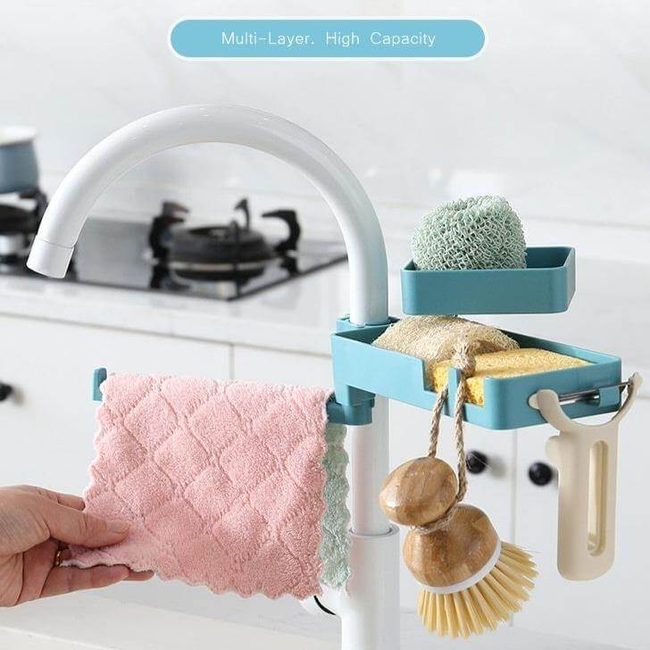 Rynx | Multilayer Rotatable Kitchen Sink Drain Organizer