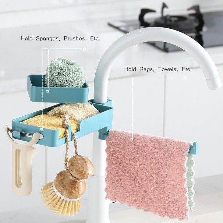 Rynx | Multilayer Rotatable Kitchen Sink Drain Organizer