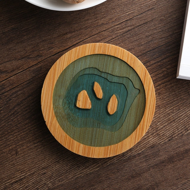 Rynx | Water Art Insulated Bamboo Coasters