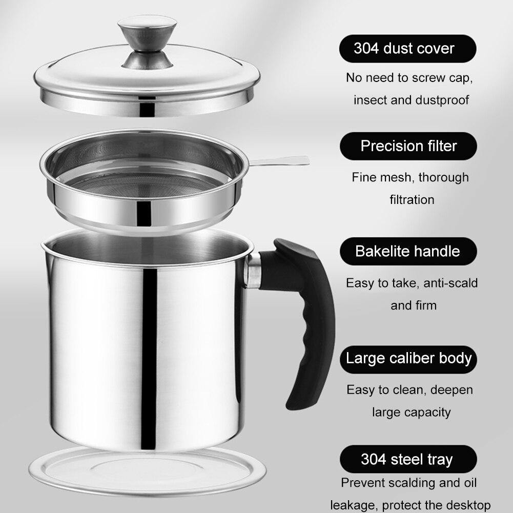 Rynx | Stainless Steel Cooking Oil Bottle Separator