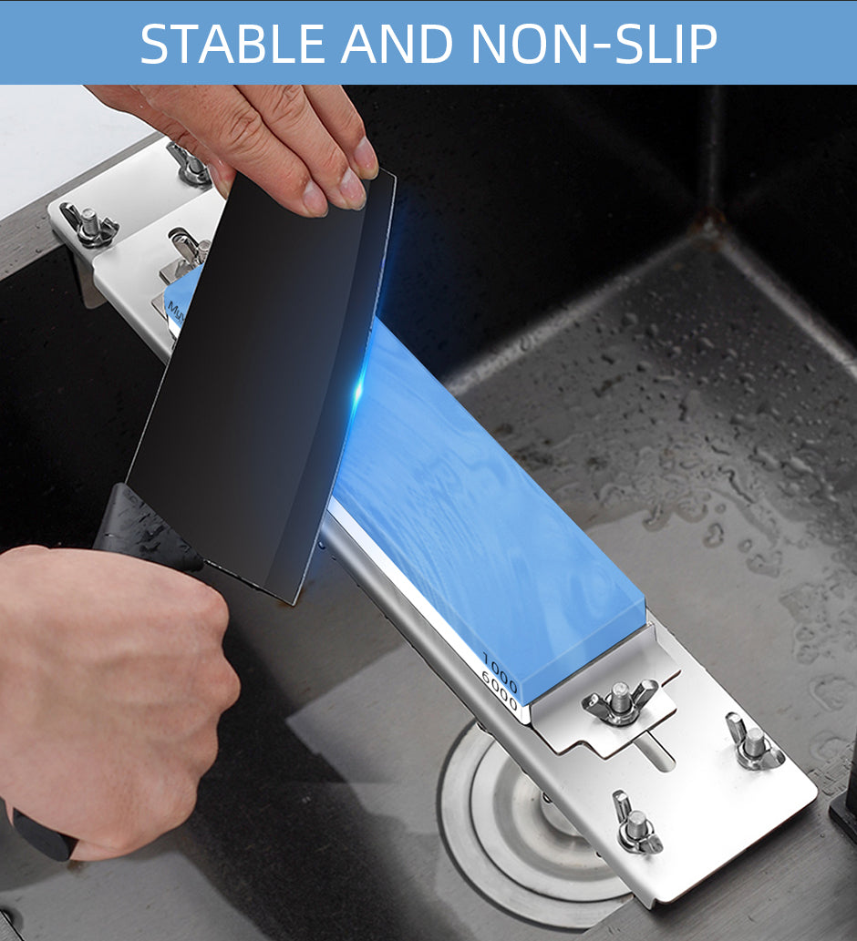 Rynx | Adjustable Stone Base Sink Knife Sharpener Holder