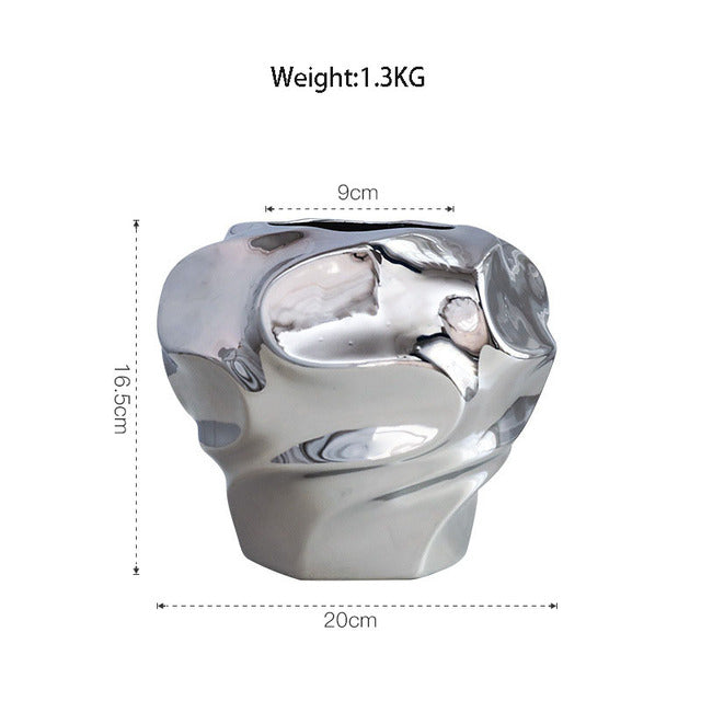 Rynx | Simple Silver Vases