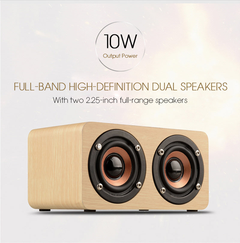 Rynx | Wireless Bluetooth HiFi portable speaker in wood for iPhone, smartphone, iPad, Android