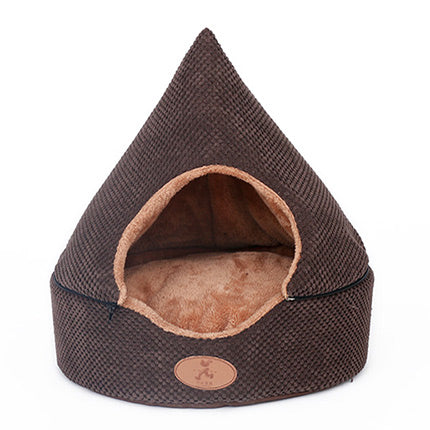 Rynx | HOOPET Pet Dog Cat Tent House All Seasons Dirt Resistant Soft Yurt Bed with Double-Sided Washable Cushion