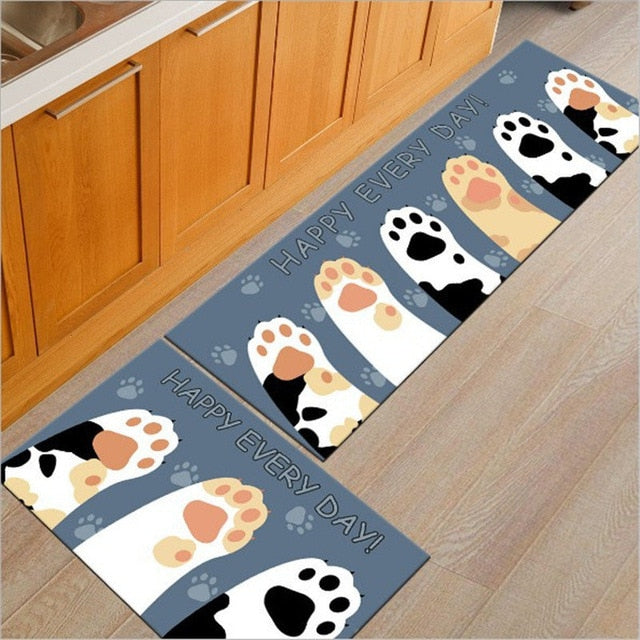 Rynx | Long Absorbent Patterned Non-Slip Kitchen Floor Mats