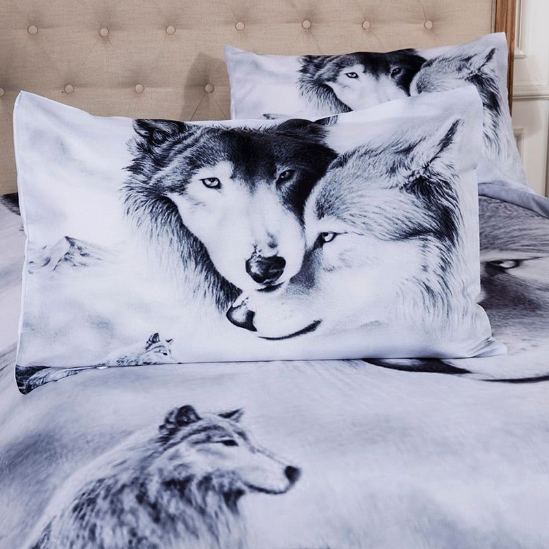 Rynx | Animal Couple Bedding Sets Duvet and Pillow Shams