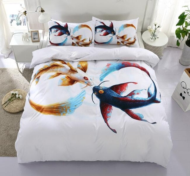Rynx | Animal Couple Bedding Sets Duvet and Pillow Shams