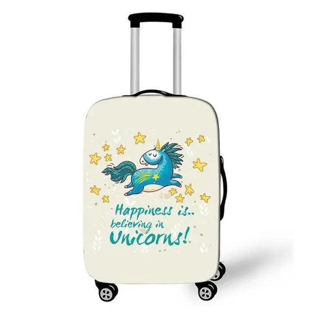 Rynx | Enchanting Unicorn Neoprene Luggage Cover for 18-32 Inch Luggage