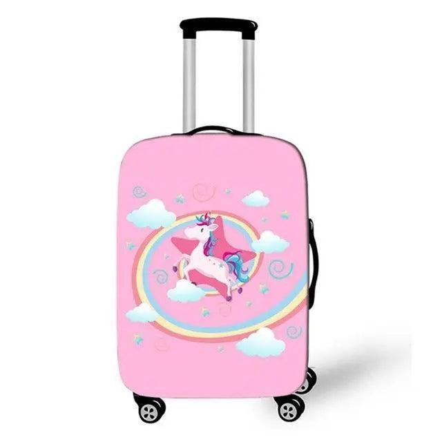 Rynx | Enchanting Unicorn Neoprene Luggage Cover for 18-32 Inch Luggage