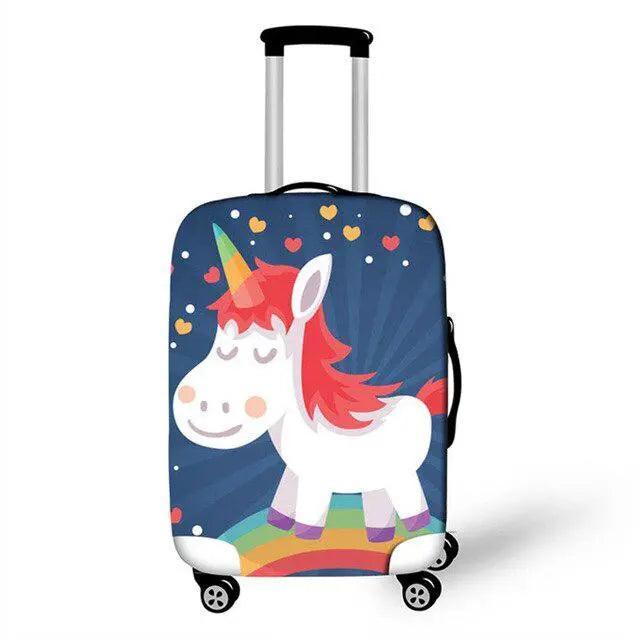 Rynx | Enchanting Unicorn Neoprene Luggage Cover for 18-32 Inch Luggage
