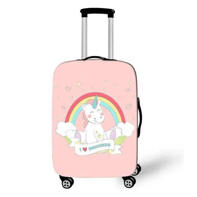 Rynx | Enchanting Unicorn Neoprene Luggage Cover for 18-32 Inch Luggage