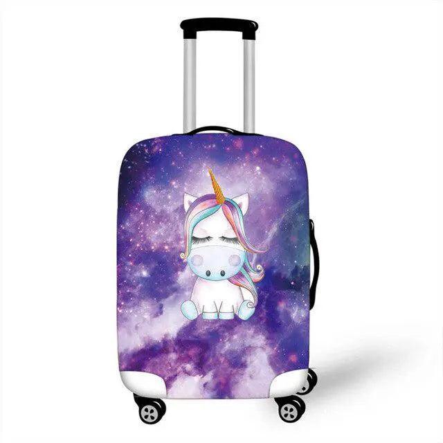 Rynx | Enchanting Unicorn Neoprene Luggage Cover for 18-32 Inch Luggage