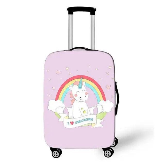 Rynx | Enchanting Unicorn Neoprene Luggage Cover for 18-32 Inch Luggage