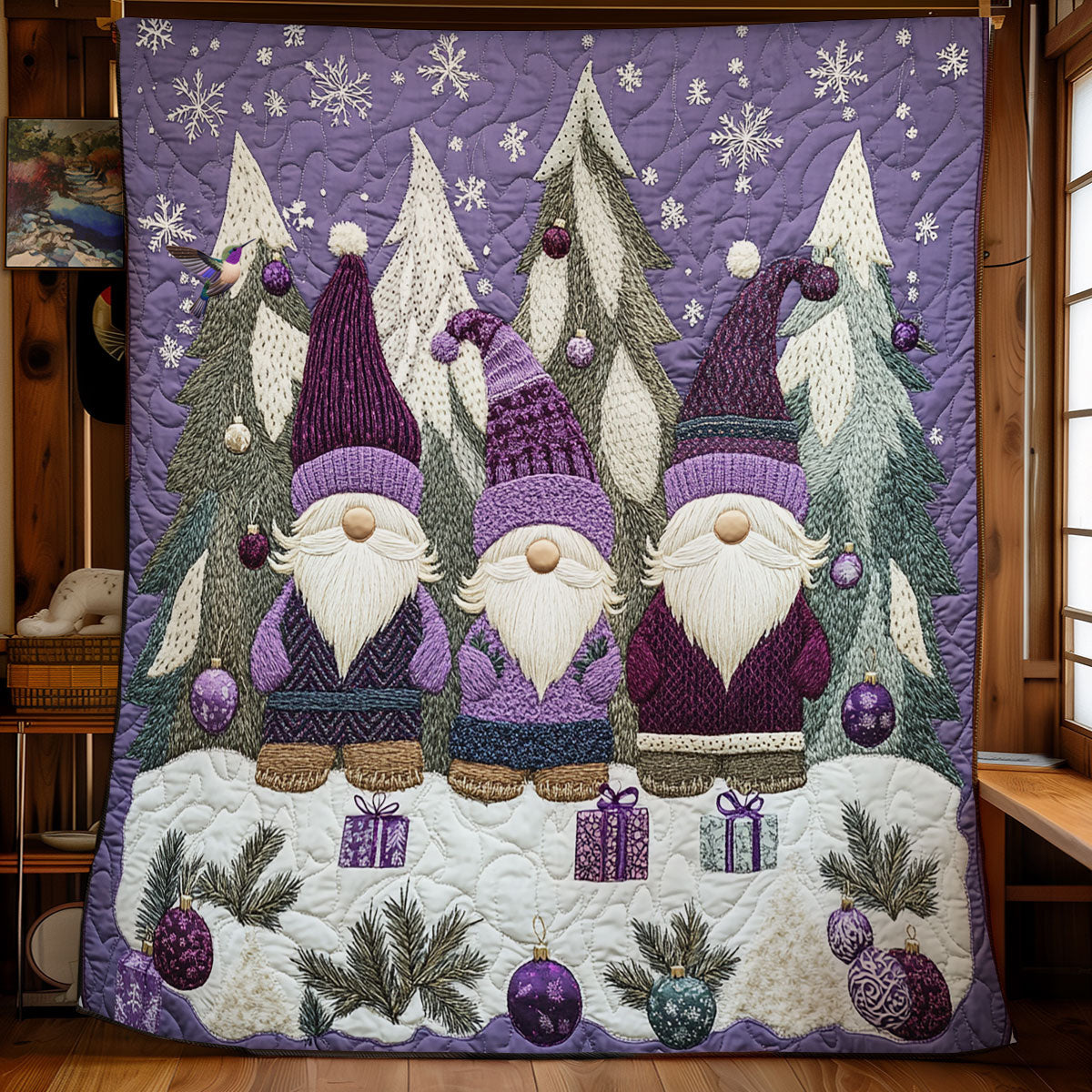 Rynx | Purple Gnome Blanket
