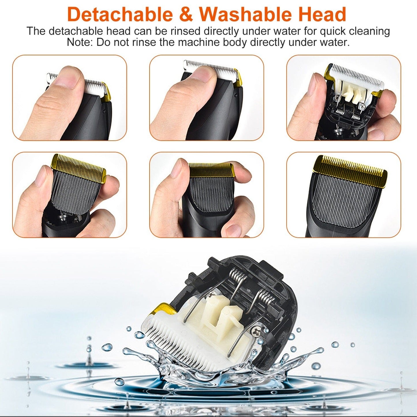 Rynx | Rechargeable wireless pet grooming kit