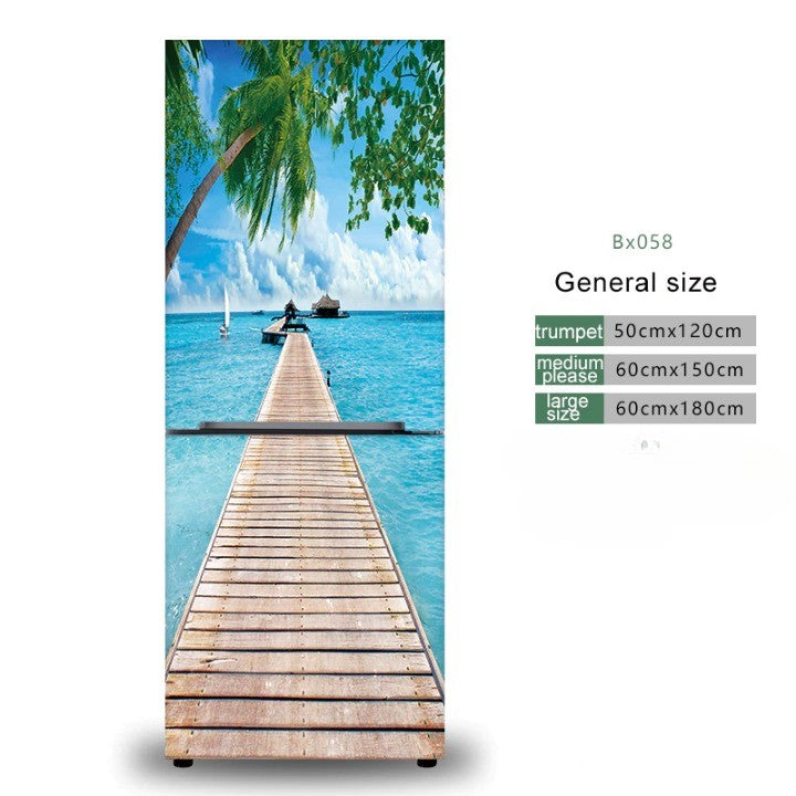 Rynx | Stylish Waterproof Self-Adhesive Refrigerator Sticker