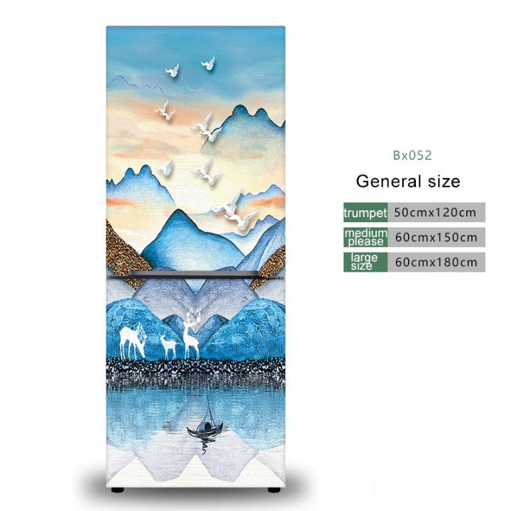 Rynx | Stylish Waterproof Self-Adhesive Refrigerator Sticker