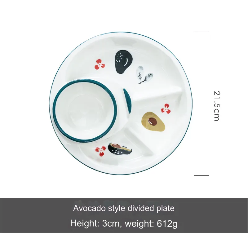 Rynx | Breakfast Combo Nordic Ceramic Plate