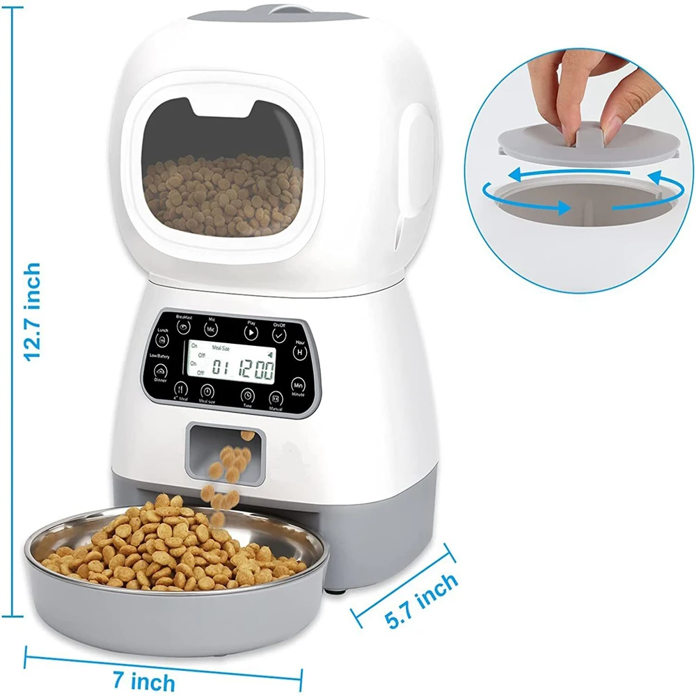 Rynx | 2-Way Splitter Automatic Smart Pet Feeding Station