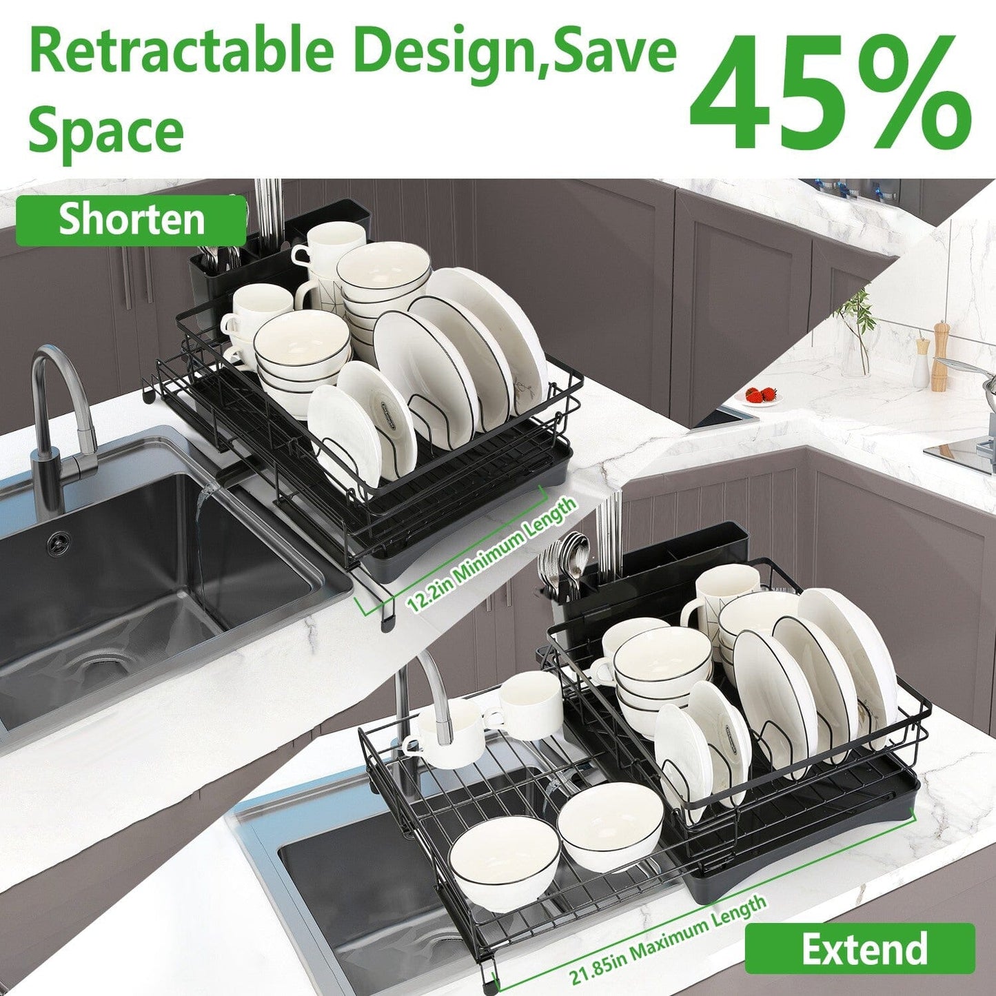 Rynx | Retractable Dish Rack