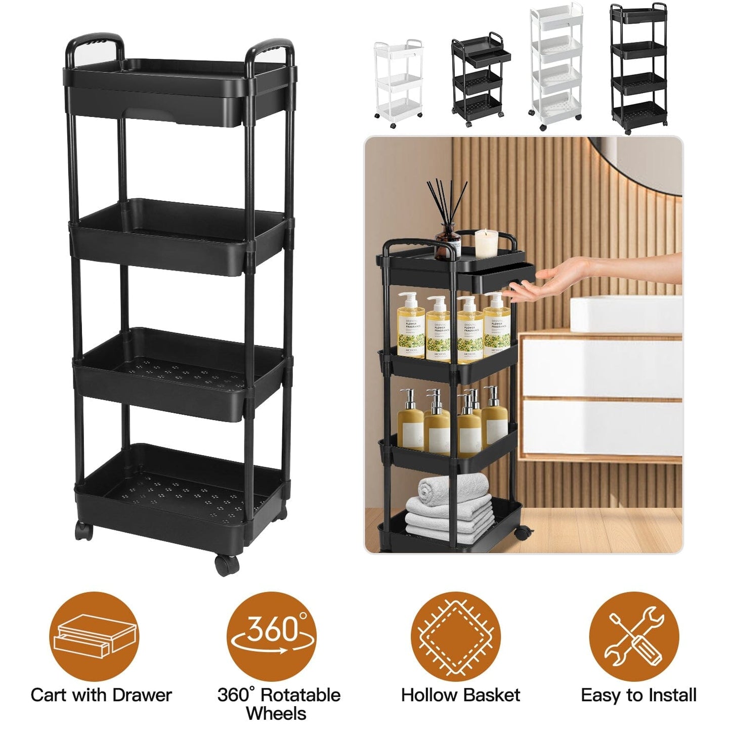Rynx | Rolling tool box with drawer