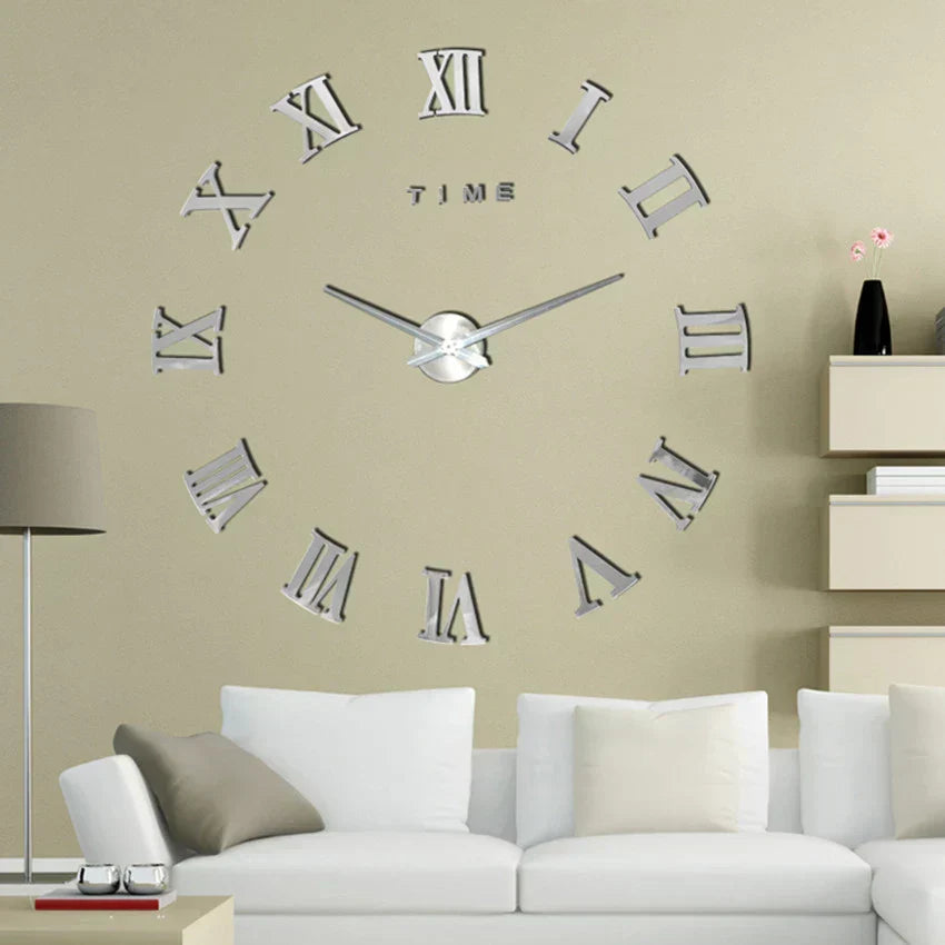 Rynx | Romantime - Unique DIY Wall Clock - Roman Numerals - Stylish and Personal