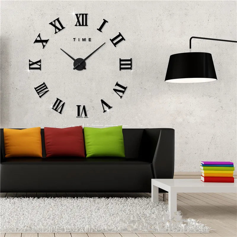 Rynx | Romantime - Unique DIY Wall Clock - Roman Numerals - Stylish and Personal
