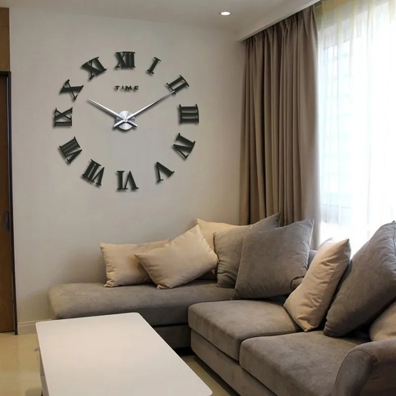 Rynx | Romantime - Unique DIY Wall Clock - Roman Numerals - Stylish and Personal