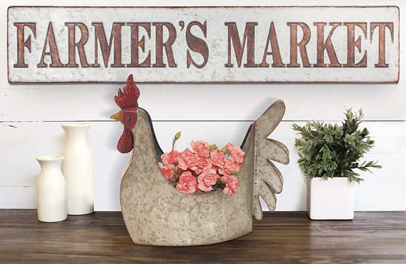 Rynx | Rustic metal chicken pot