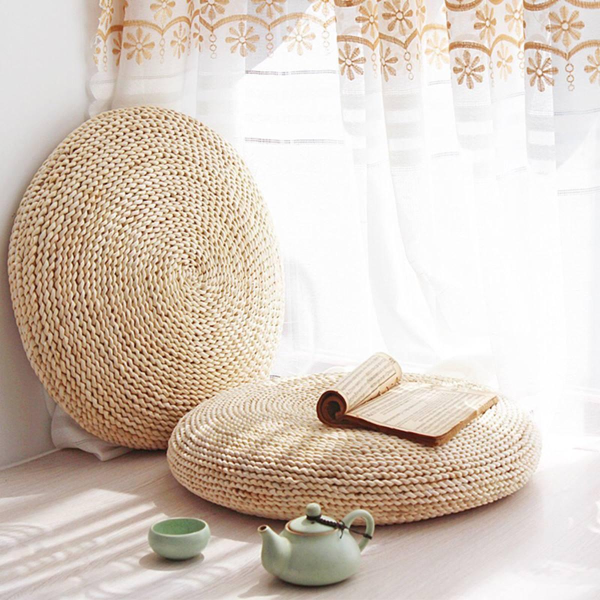 Rynx | Sustainable Tatami Style Straw Meditation Cushion for Eco-Friendly Practices