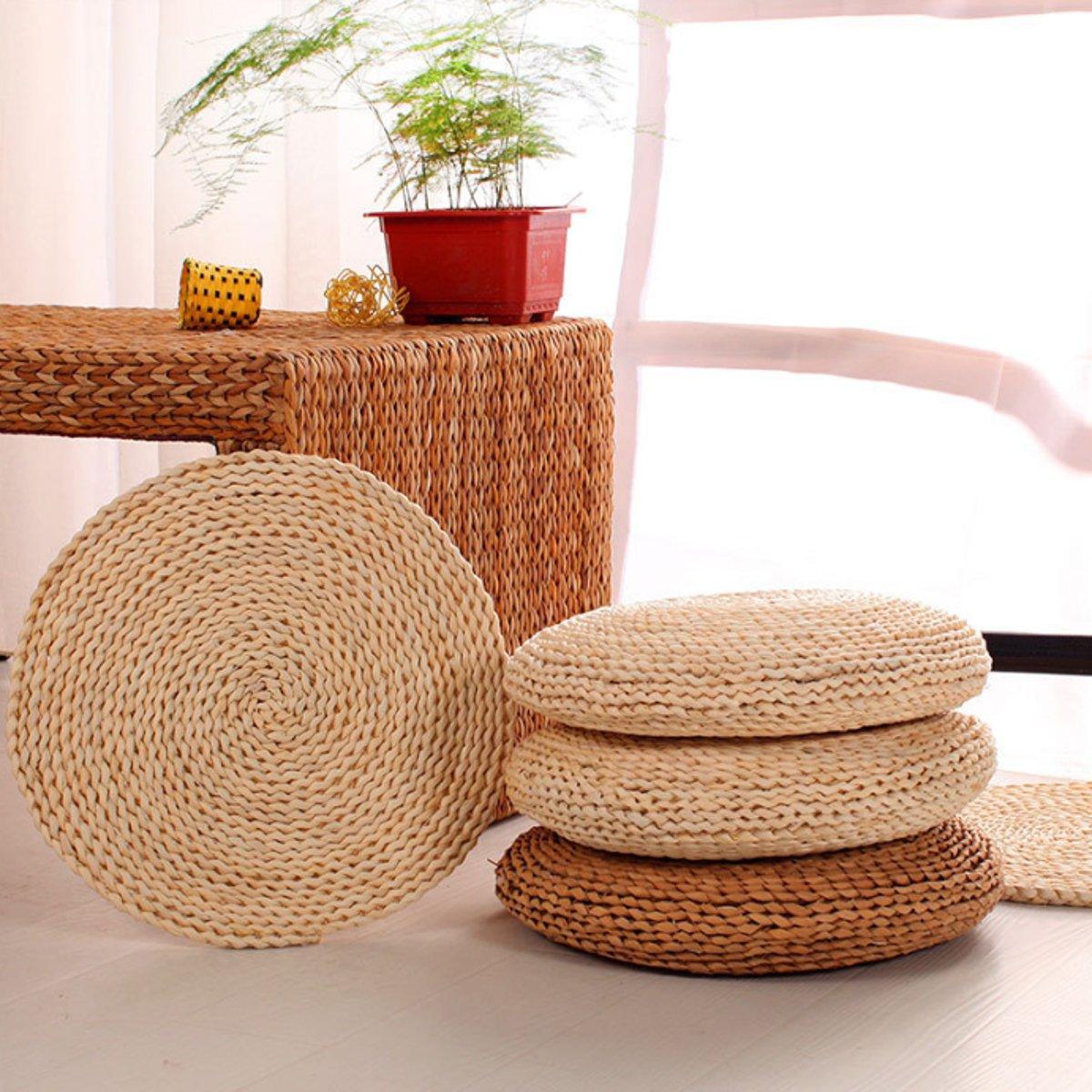 Rynx | Sustainable Tatami Style Straw Meditation Cushion for Eco-Friendly Practices