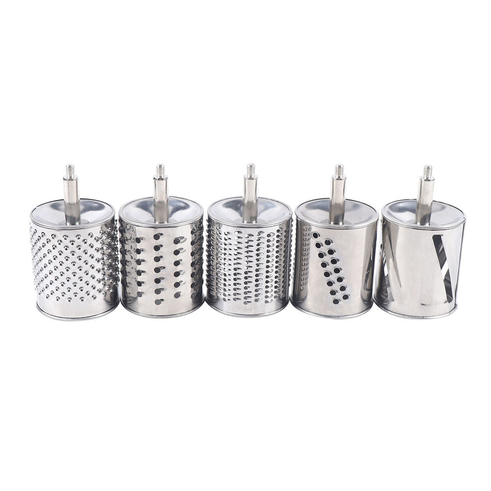 RYNX | Multifunctional Stainless Steel Rotary Cheese Grater, Hand Drum Cutter, Crank Vegetable Chopper