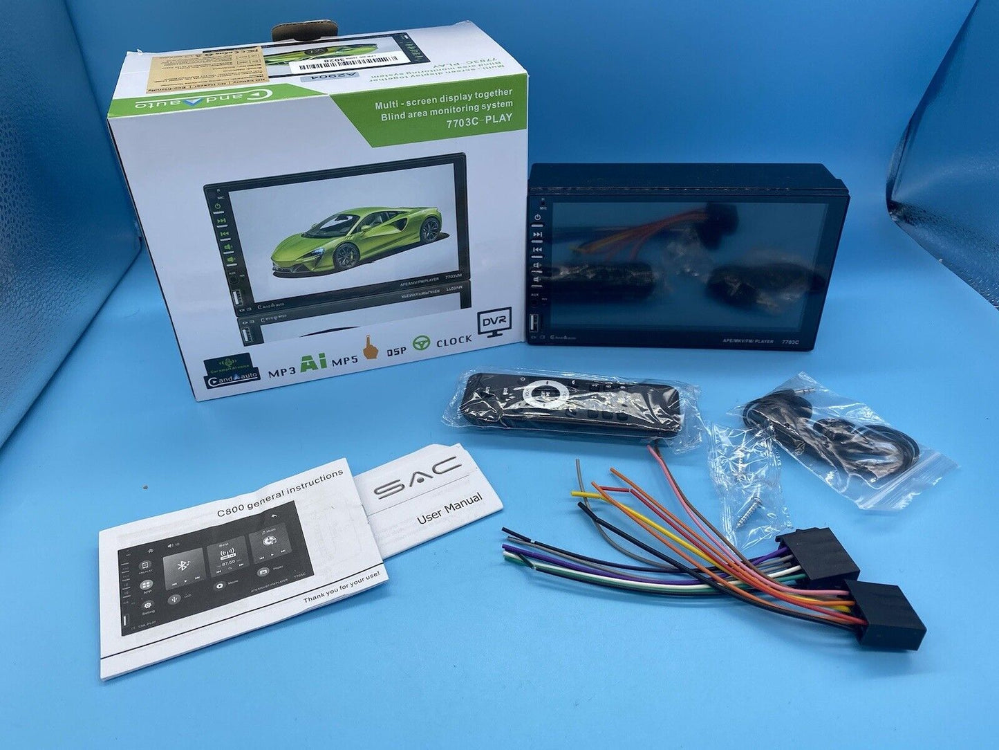Rynx | 7 Inch HH Digital 2 Din Bluetooth Car Vehicle Stereo MP5 Player USB Aux