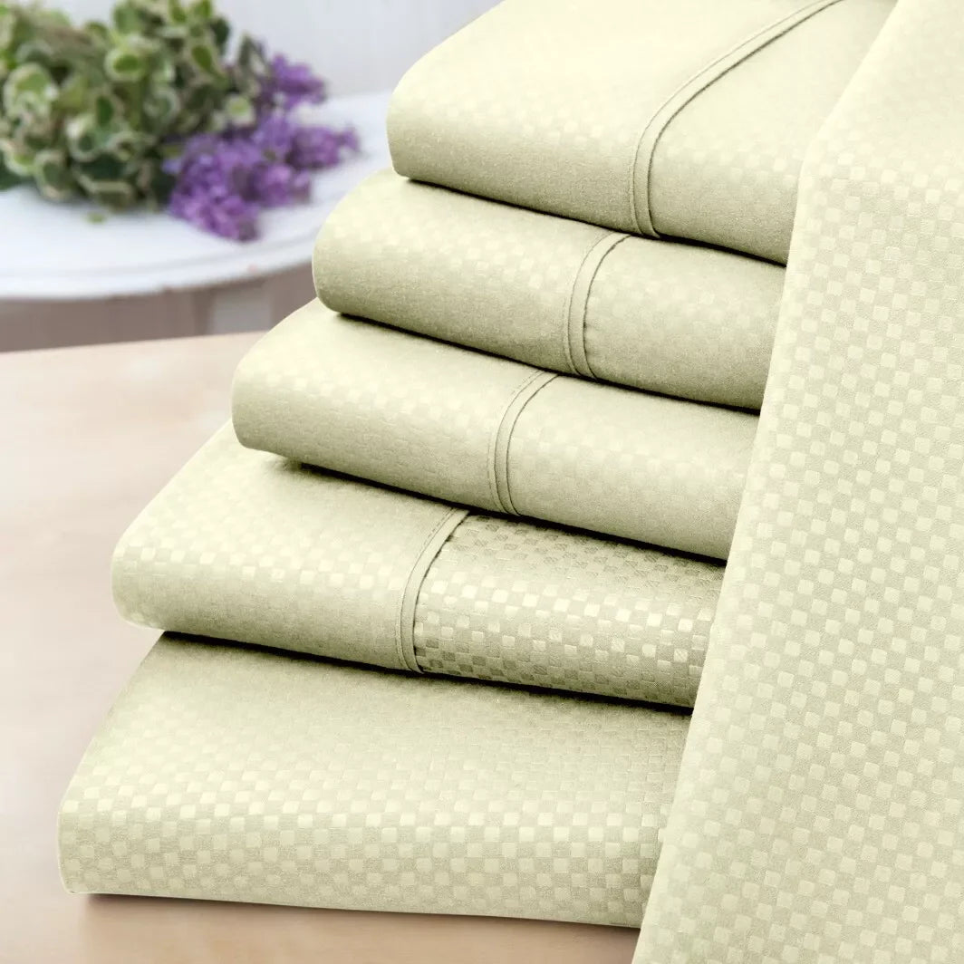 Rynx | 6-piece set: US Army printed check bedding set