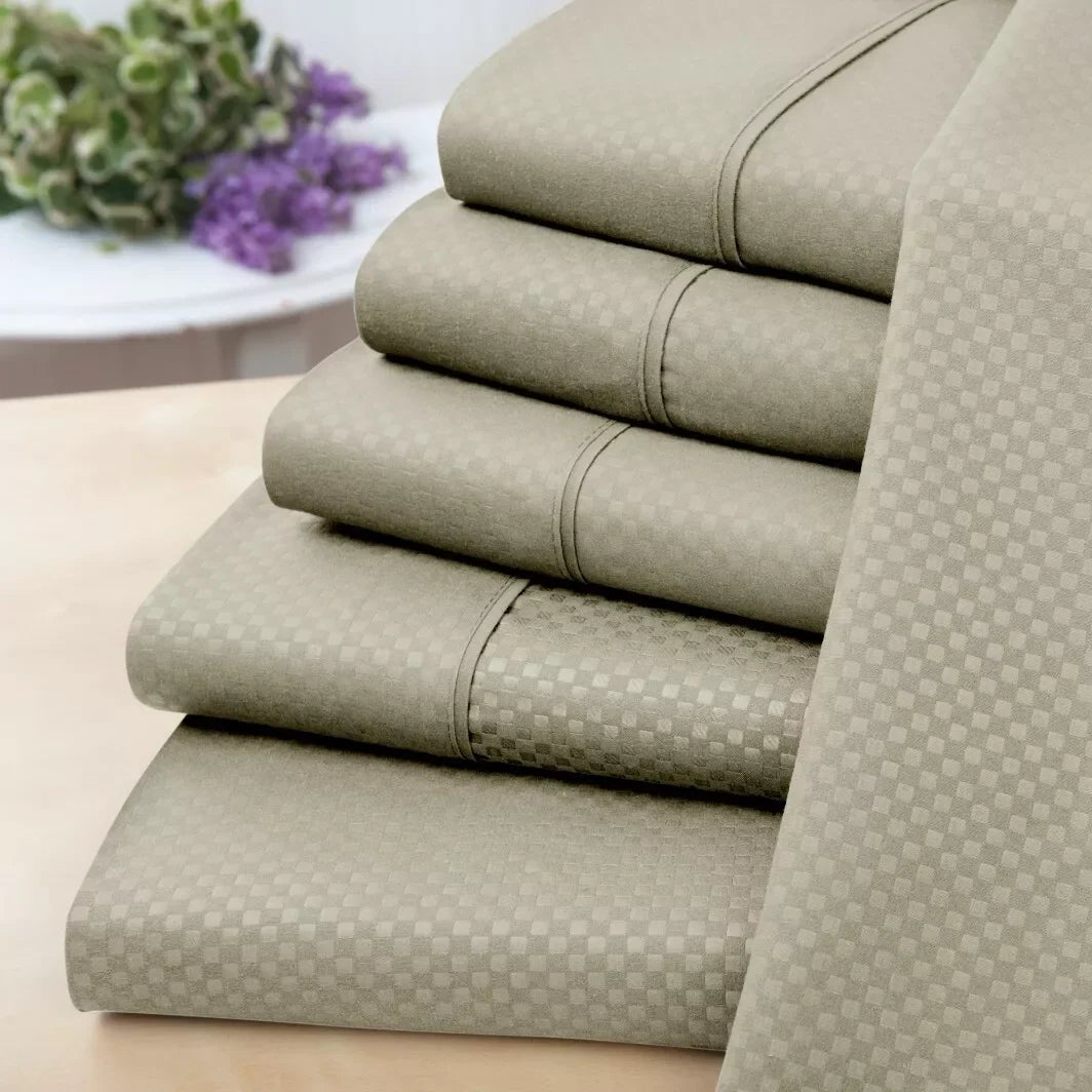 Rynx | 6-piece set: US Army printed check bedding set