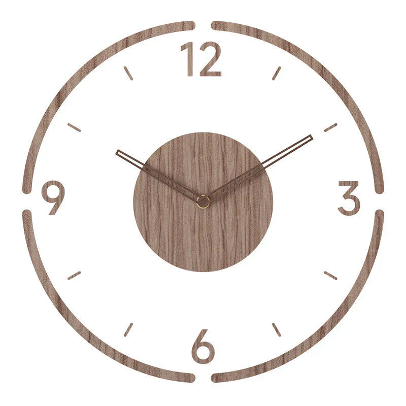 Rynx | Nordic Design Wall Clock made of Wood - Stylish & Silent